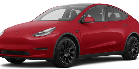 TESLA MODEL Y 2020 5YJYGDEF4LF022236 image